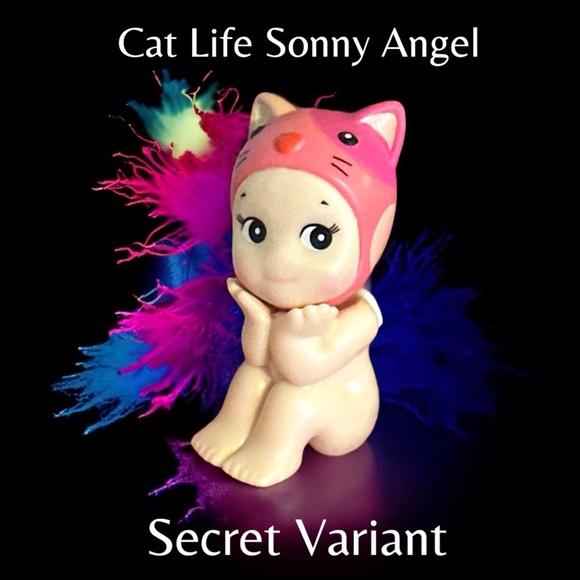 Sonny Angel Accessories - Sonny Angel with Pink Cat Hat